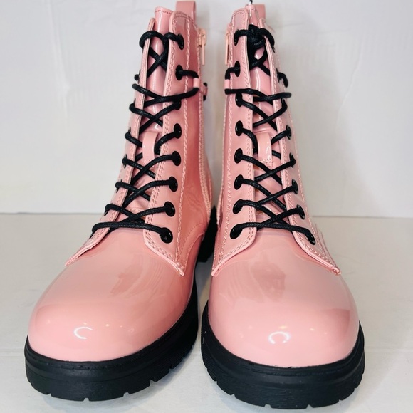 SO Women’s Pink Patent Leather Boots - Picture 4 of 11